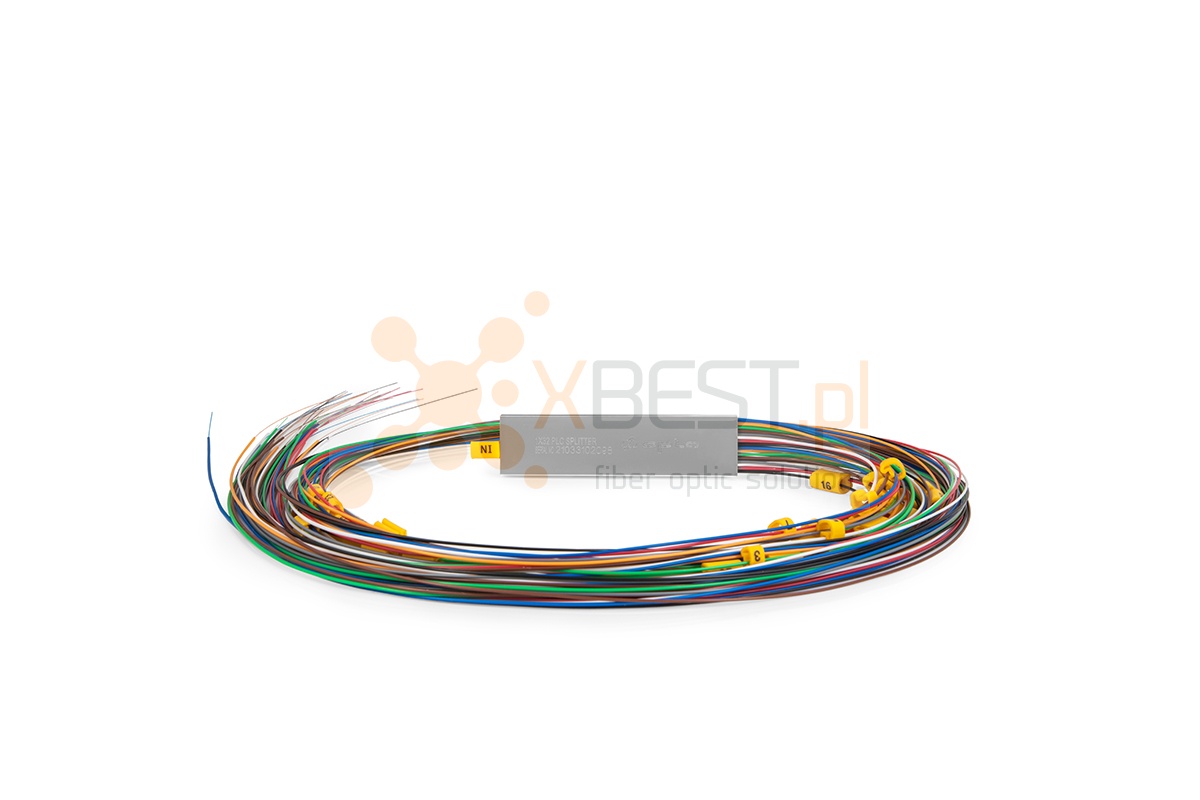 Splitter PLC SM G.657A1 0.9mm 1M STEEL 1x32