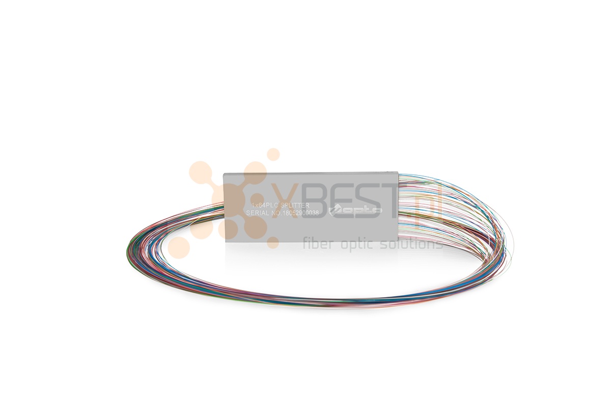 Splitter PLC SM G.657A1 250µm 1M STEEL 1x64