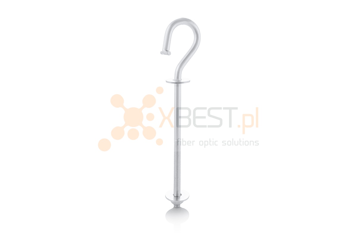 Śruba hakowa M12x230 [mm] wersja T do wieszania uchwytów