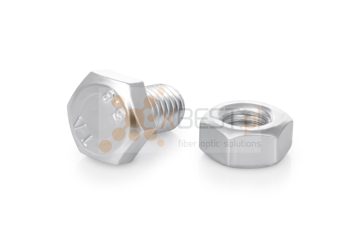 Śrubka ze stali nierdzewnej M6 dł.20mm + nakrętka