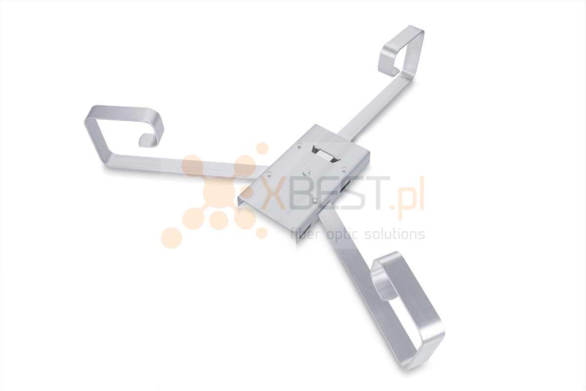 Stelaż zapasu kabla trójramienny 530x460x100 [mm] z uchwytem do MDU B08