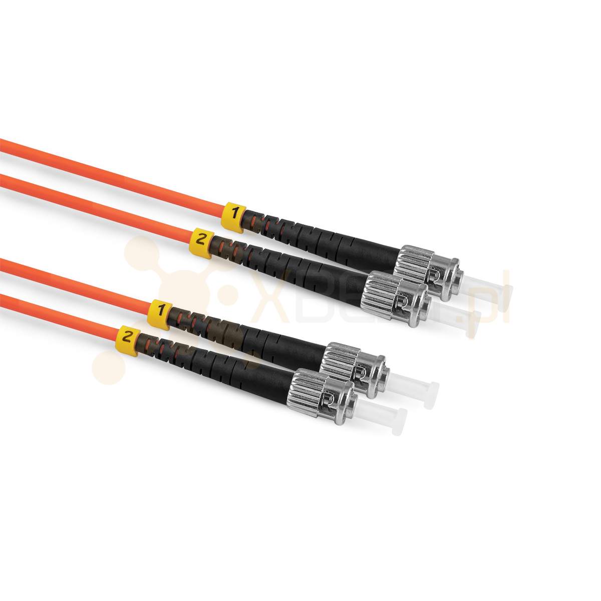 Patchcord ConnLink SILVER ST/UPC-ST/UPC OM2 DUPLEX 10 m 3.0 mm ORANGE LSZH