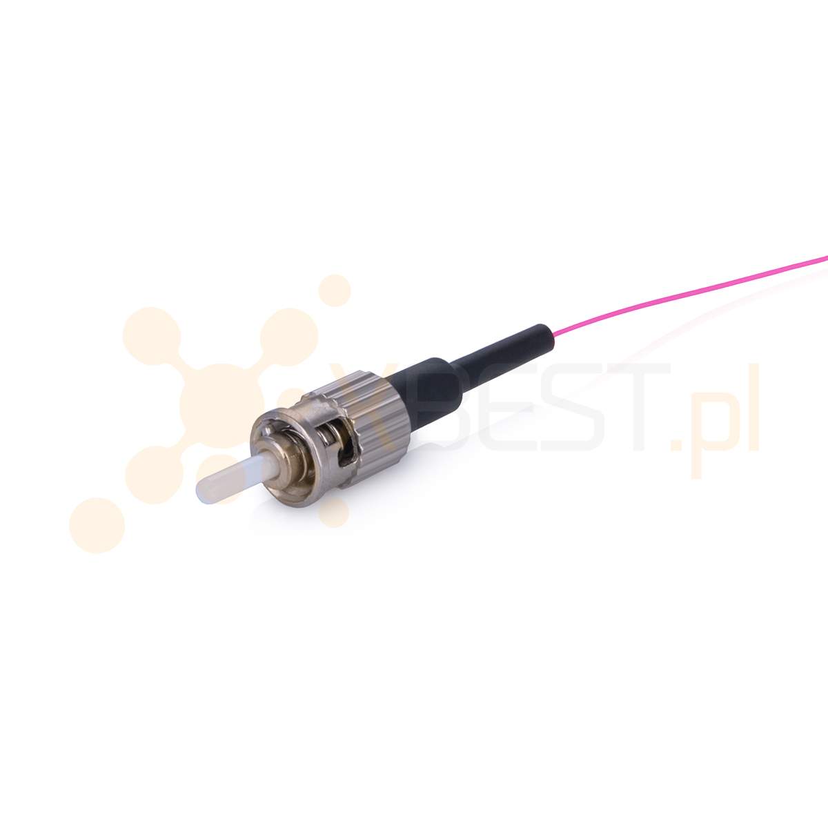 Pigtail ConnLink SILVER ST/UPC OM4 2M 0.9mm PINK LSZH