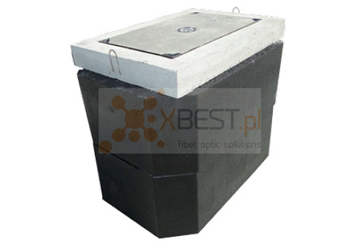 Korpus studni SK-2 dwuelementowy z dnem (A15) + rama lekka podwójna (A15)