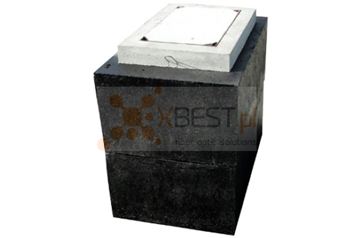 Korpus studni SKR-2 dwuelementowy z dnem (A15) + rama lekka podwójna (A15)