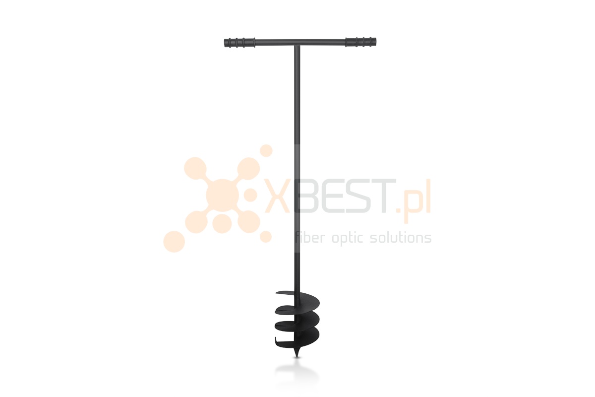 Świder ręczny o średnicy 170mm do gleby, długość 116cm