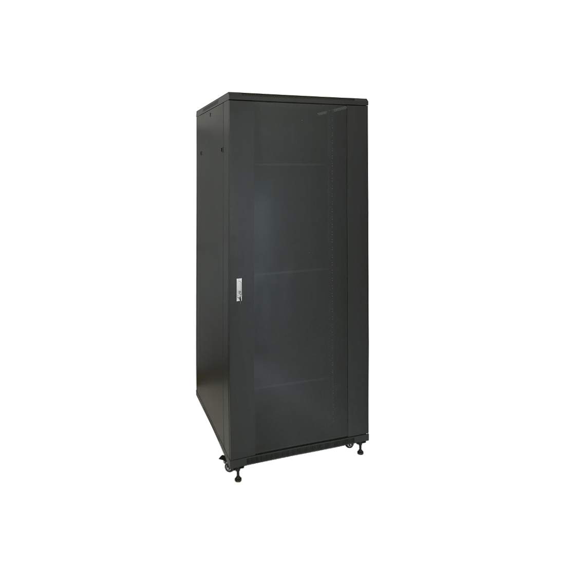 Server RACK cabinet with glass door 42U 19" 800x1000 mm, black
