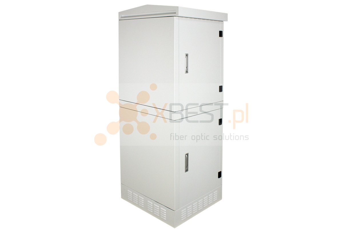 Field RACK cabinet TRACOM ODF-R2-Z Outdoor 30U 19" 610/610/1755/1.5 mm (stainless steel) v.2