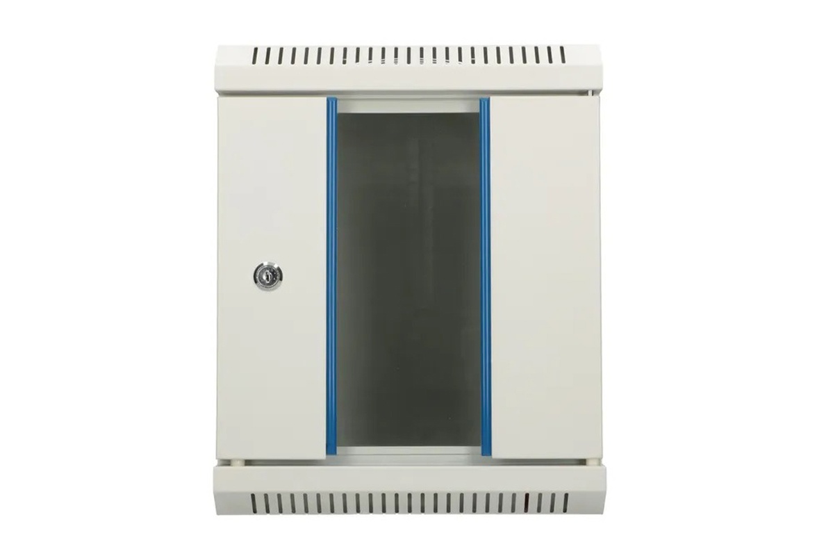 Wall mount RACK cabinet TRACOM 10W-06-0303-GL-GR-1S
