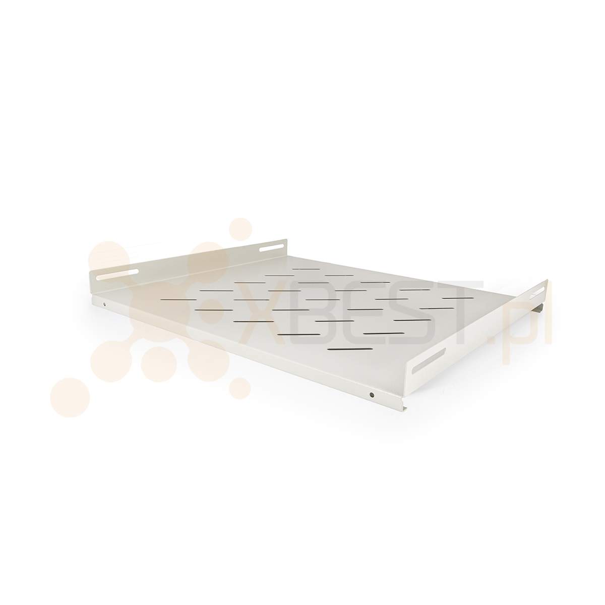 19" 1U RACK cabinet shelf 420 mm, grey