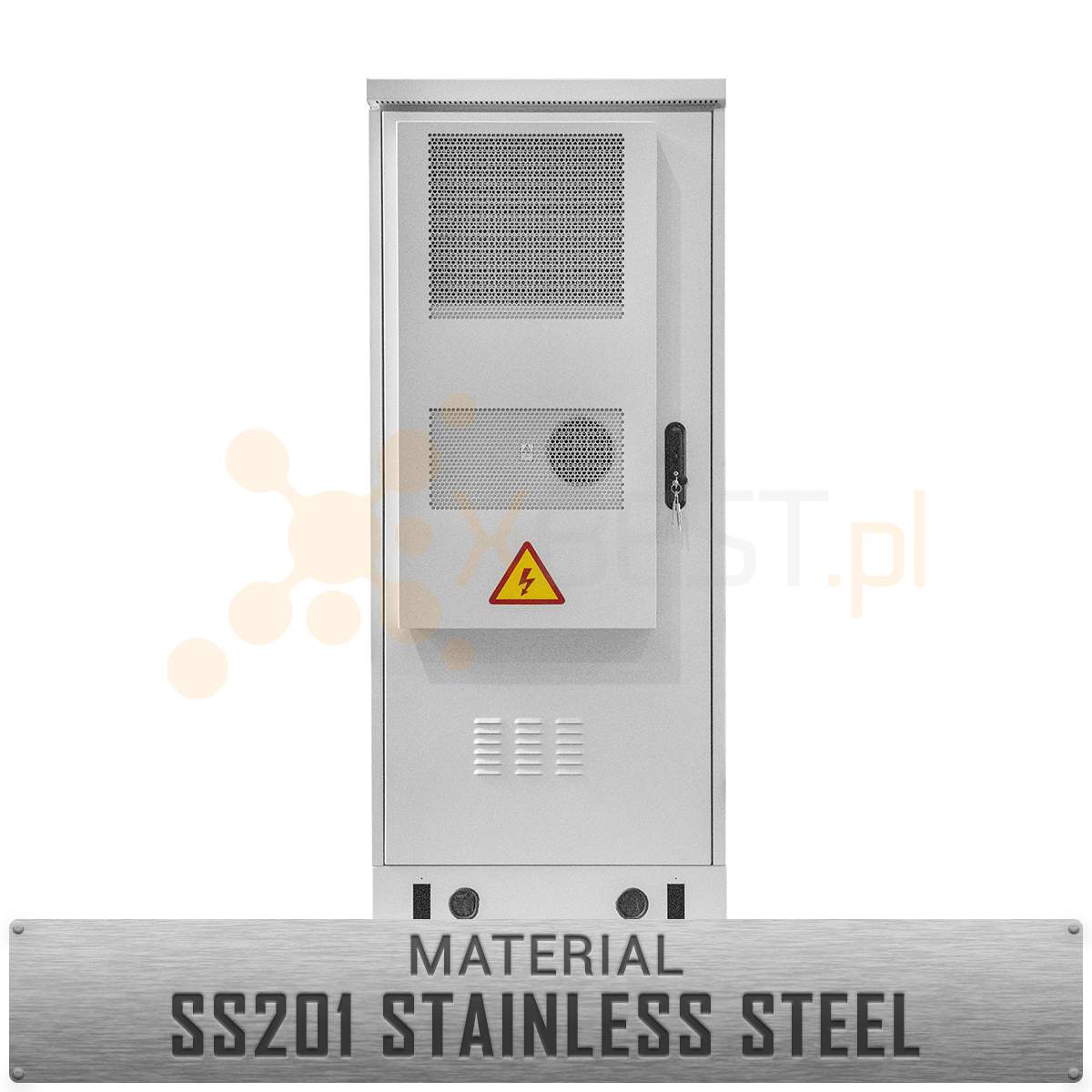 Szafa RACK zewnętrzna Tycon TOC-42U-2180/0700/0820-AC2000W SS201