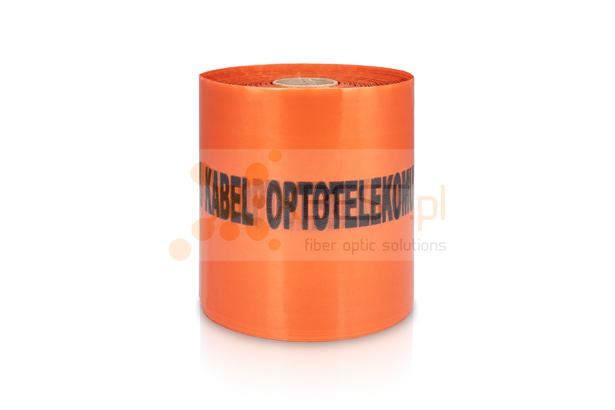 Taśma ostrzegawcza UKO pomarańczowa 20cm/0.06mm 250m