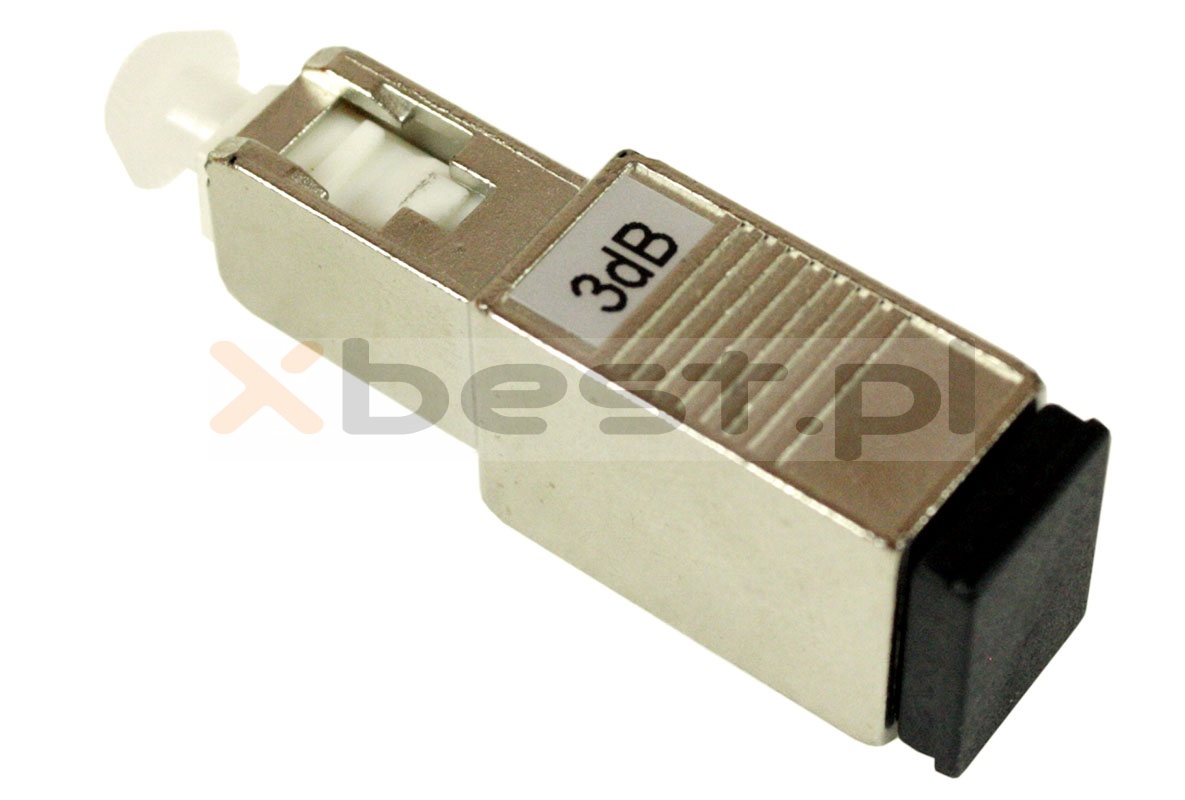 Fibre optic attenuator SC/UPC(F) - SC/UPC(M) 3dB adapter type, 1240-1625nm