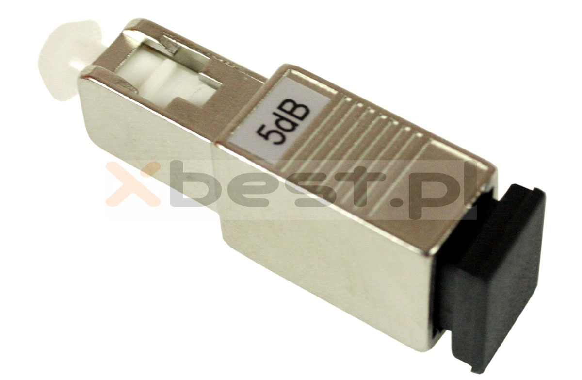 Fibre optic attenuator SC/UPC(F) - SC/UPC(M) 5dB adapter type, 1240-1625nm