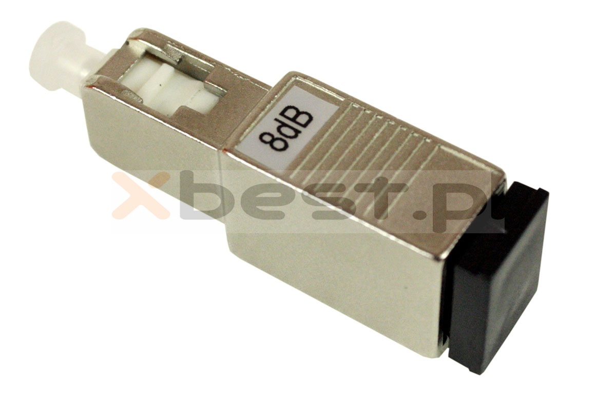 Fibre optic attenuator SC/UPC(F) - SC/UPC(M) 8dB adapter type, 1240-1625nm
