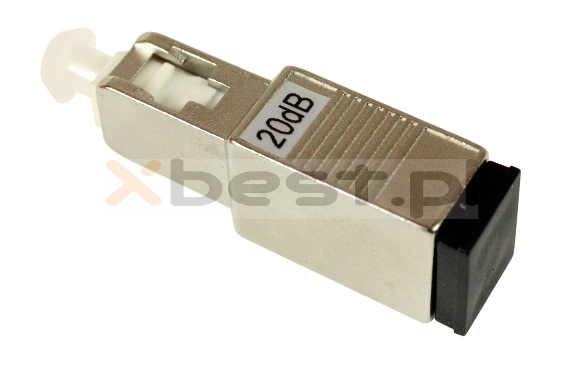 Fibre optic attenuator SC/UPC(F) - SC/UPC(M) 20dB adapter type, 1240-1625nm