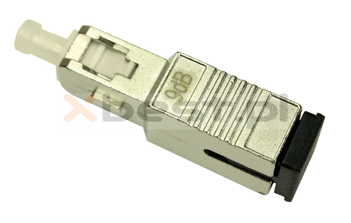 Fibre optic attenuator SC/UPC(F) - SC/UPC(M) 9dB adapter type, 1240-1625nm