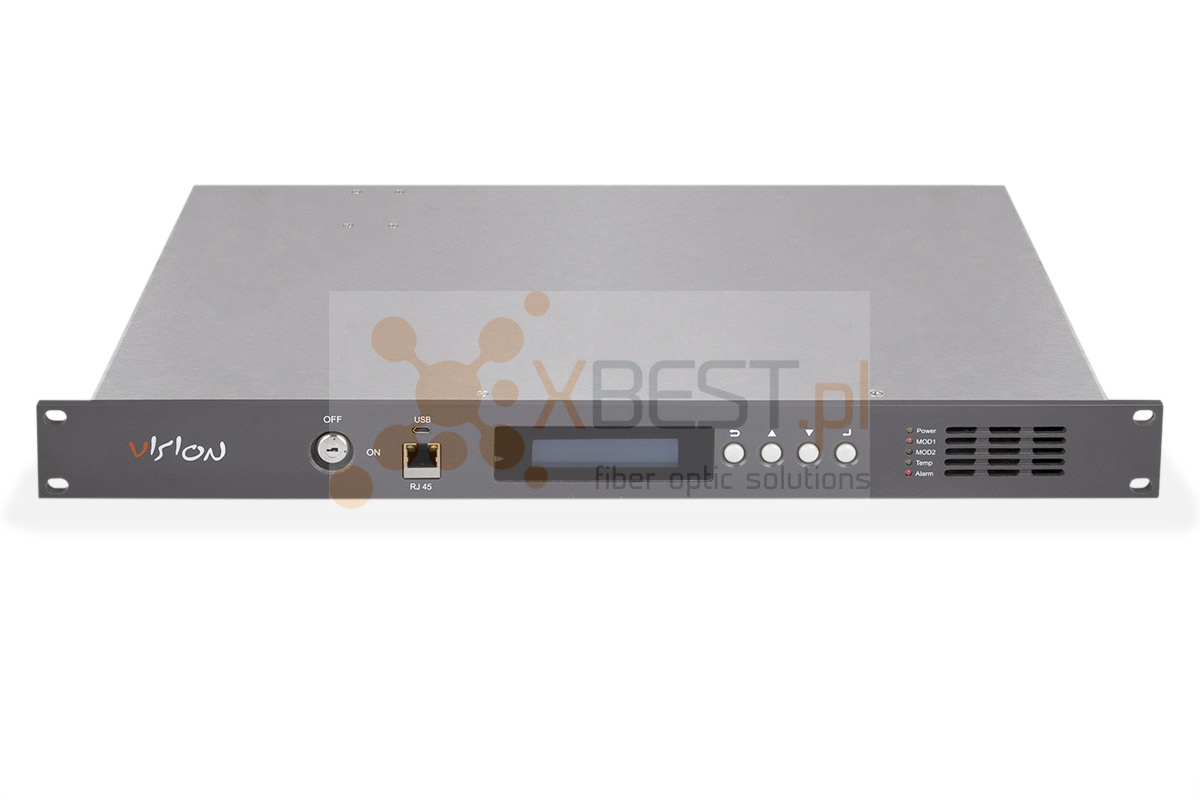 Transmitter Vision GS8320, 1310nm DI, SNMP, 1xSC/APC, 20mW, 13dBm