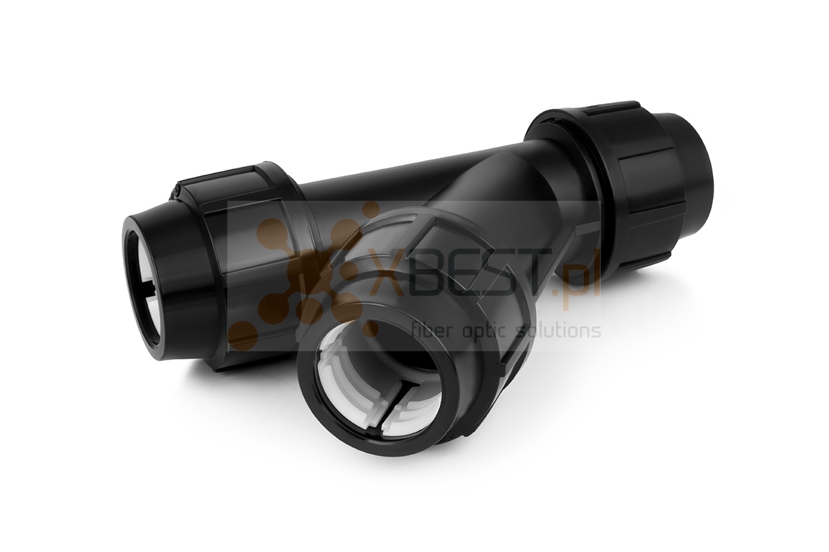 Trójnik równoprzelotowy Y 45° fi 40-40-40