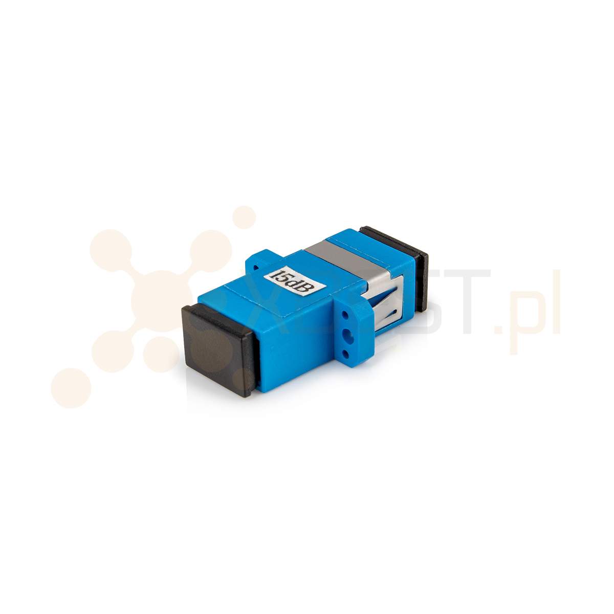 Fibre optic attenuator SC/UPC(F) - SC/UPC(F) 15dB adapter type, 1240-1625nm