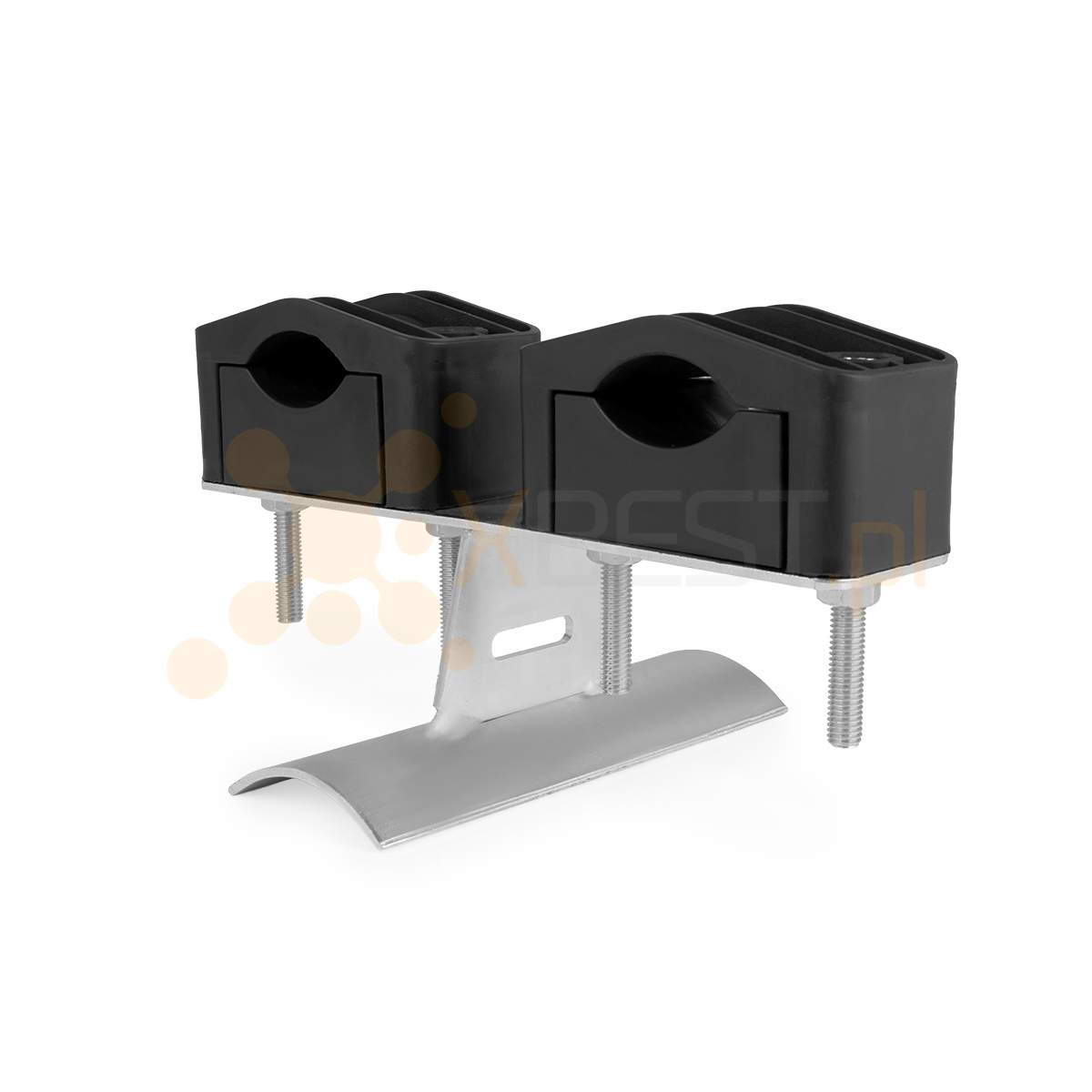 KO50-x2 Pipe Clamp Without Offset