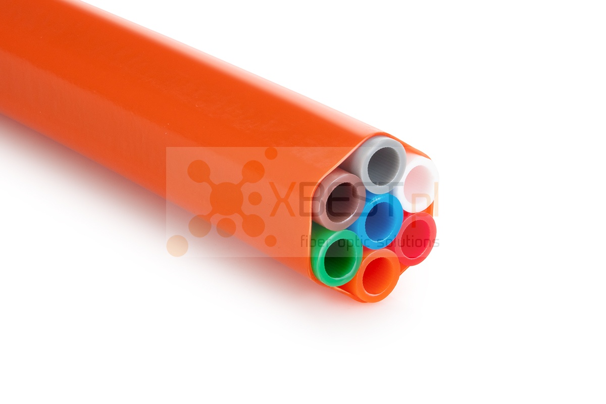 Wiązka mikrorur światłowodowych DB 7x14/10; 0.75 pomarańczowa