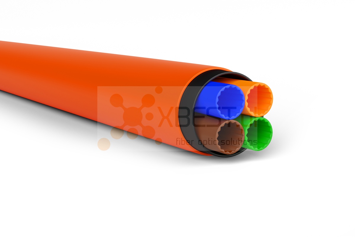 Wiązka mikrorur światłowodowych DB/DI 4x12/10; 3.8 pomarańczowa