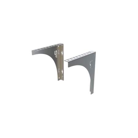 Rack 19" and 10" 3U Universal Wall-Mount Bracket, Galvanized