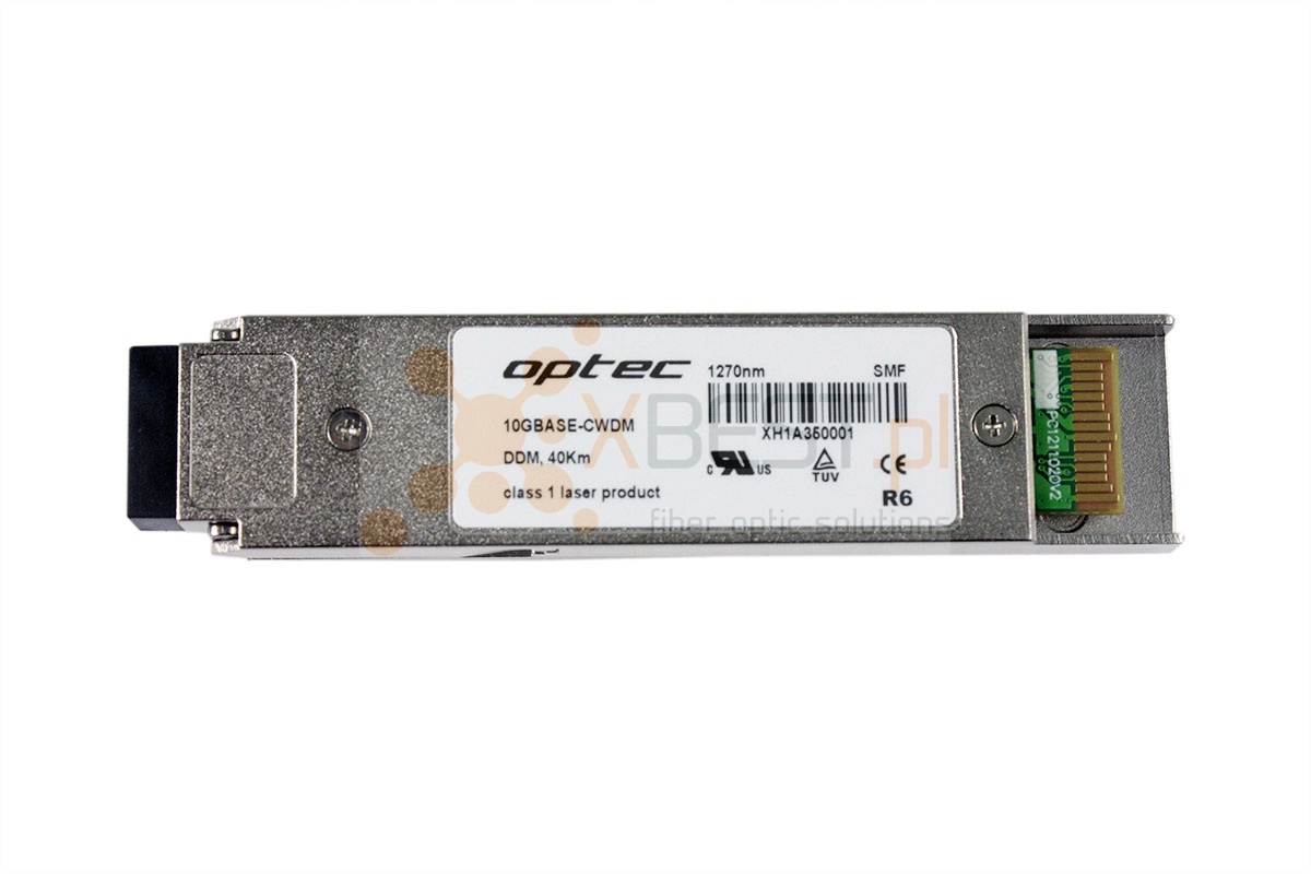 XFP CWDM OPTEC, 10G, SM LC, 14dB (40km), TX1270-1330, DDM