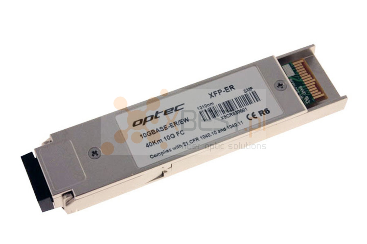 XFP OPTEC, 10G, SM LC, 40km, TX1310, DDM (XFP-10GBASE-ER)