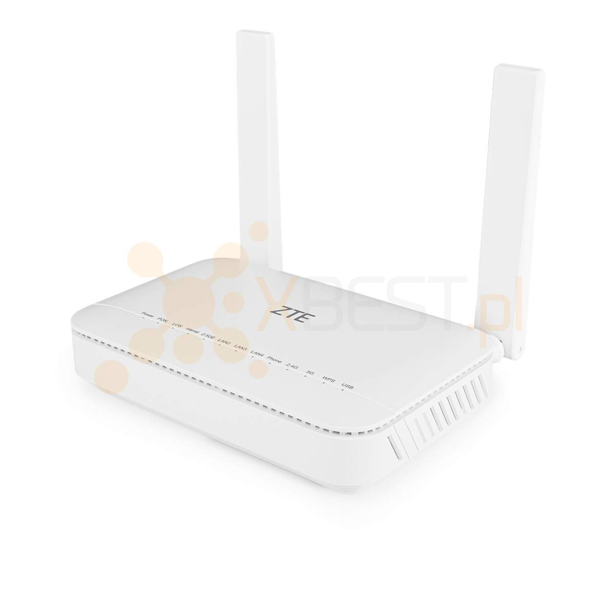 ZTE ONT XGS-PON ZXHN F8705 v3.0 (1x2.5GE, 3xGE, 1xFX, WiFi-BE3600, 1xUSB) (SC/APC)