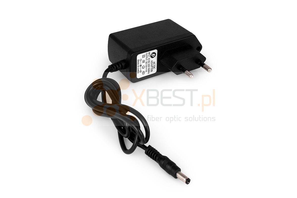 Zasilacz 12V, 1A, 5.5/2.1-2.5mm, EU (ONT jednoportowy)