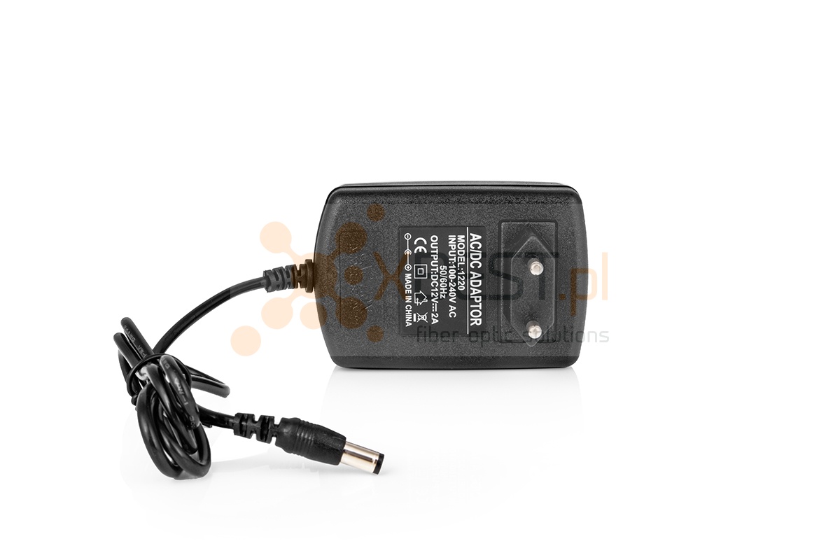 Zasilacz 12V, 2A, 5.5/2.1-2.5mm, EU (ONT wieloportowy)