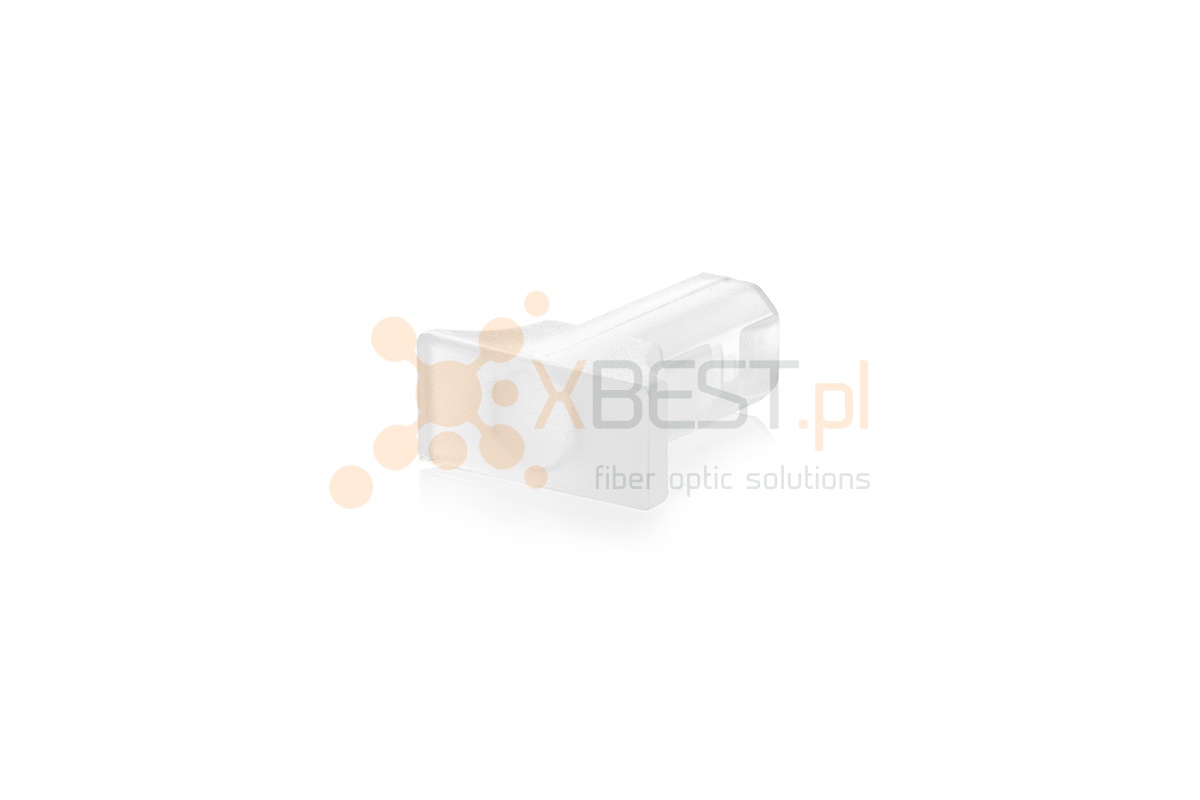 Transparent plastic cover for fibre optic adapters OPTO, SC SIMPLEX / DUPLEX