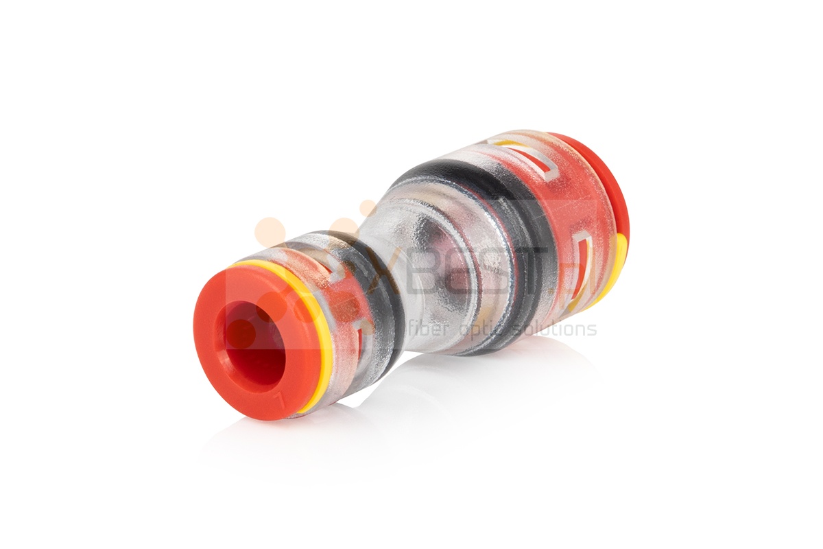 Złączka redukcyjna mikrorur DB 12/8mm na 7/4mm (12/7mm) + klipsy blokujące 2 szt.