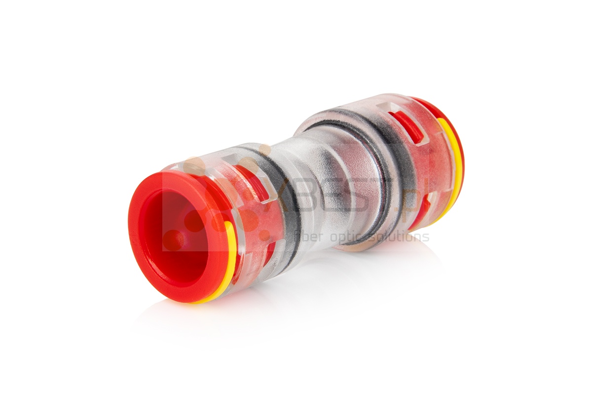 Złączka redukcyjna mikrorur DB 14/10mm na 12/8mm (14/12mm) + klipsy blokujące 2 szt.