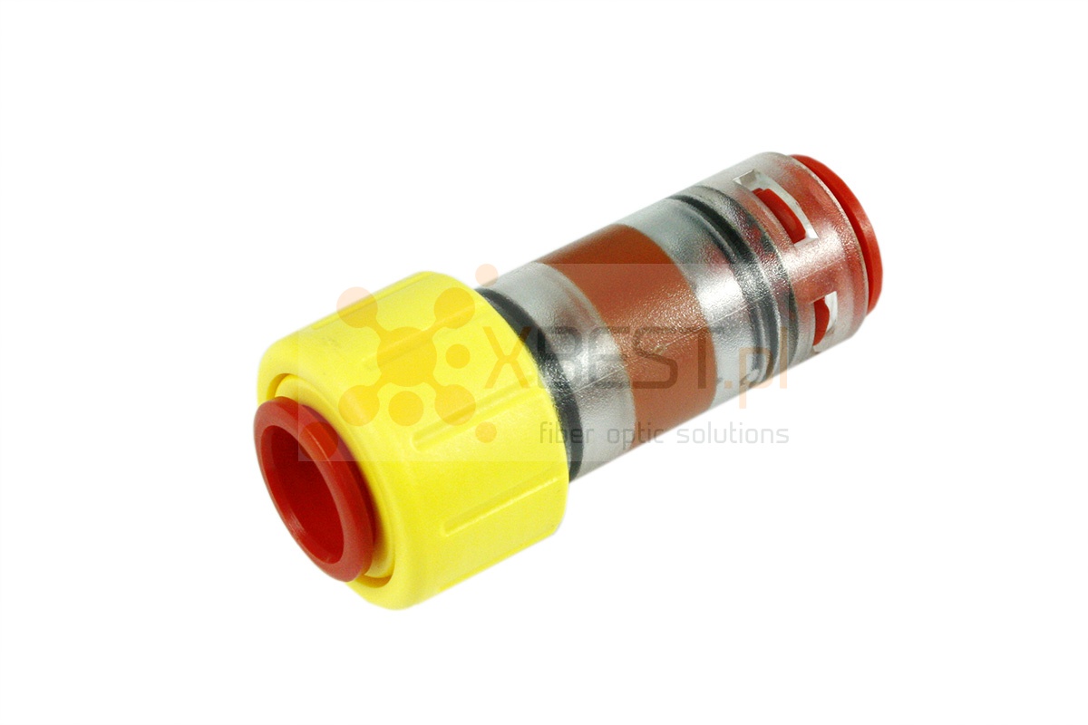 Złączka z przegrodą WOD-GAZ 25 bar 16mm do kabli 3.0-6.0mm + klipsy blokujące 2 szt.